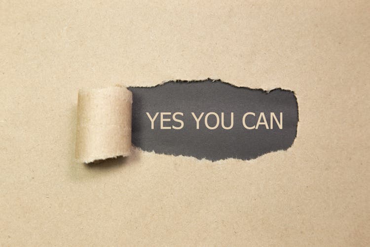 yes you can written under torn paper.