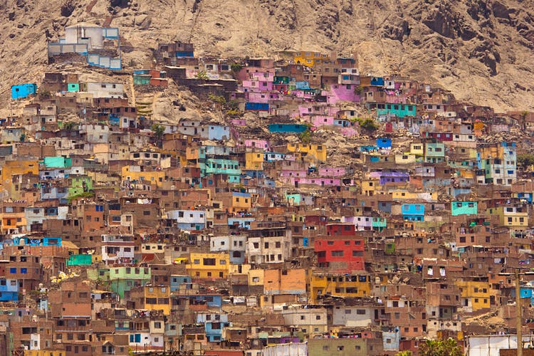 Favelas of Lima Peru