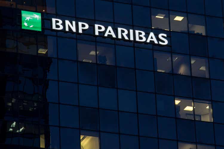 Headquarters of the BNP Paribas Bank for Quebec in Montreal