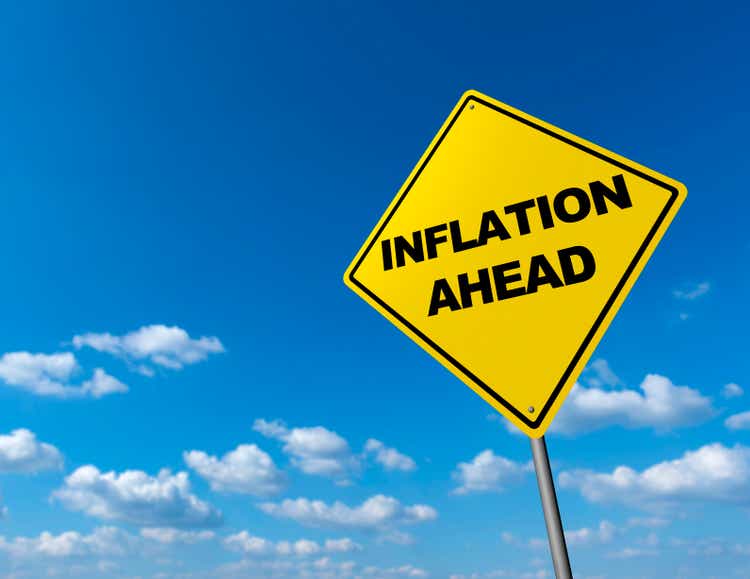INFLATION - Road Warning Sign