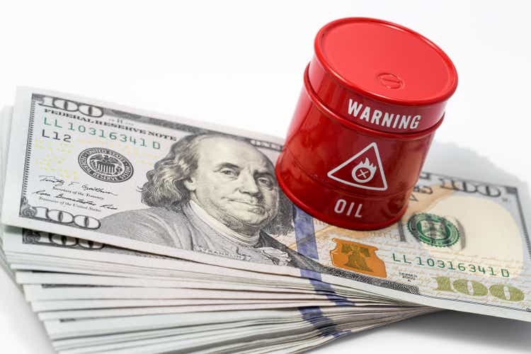 barrel oil, dollar