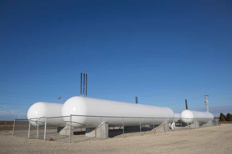 Large Liquid Propane LPG Tanks