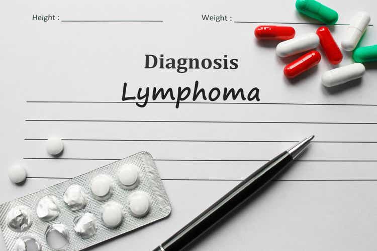 Lymphoma on the diagnosis list, medical concept