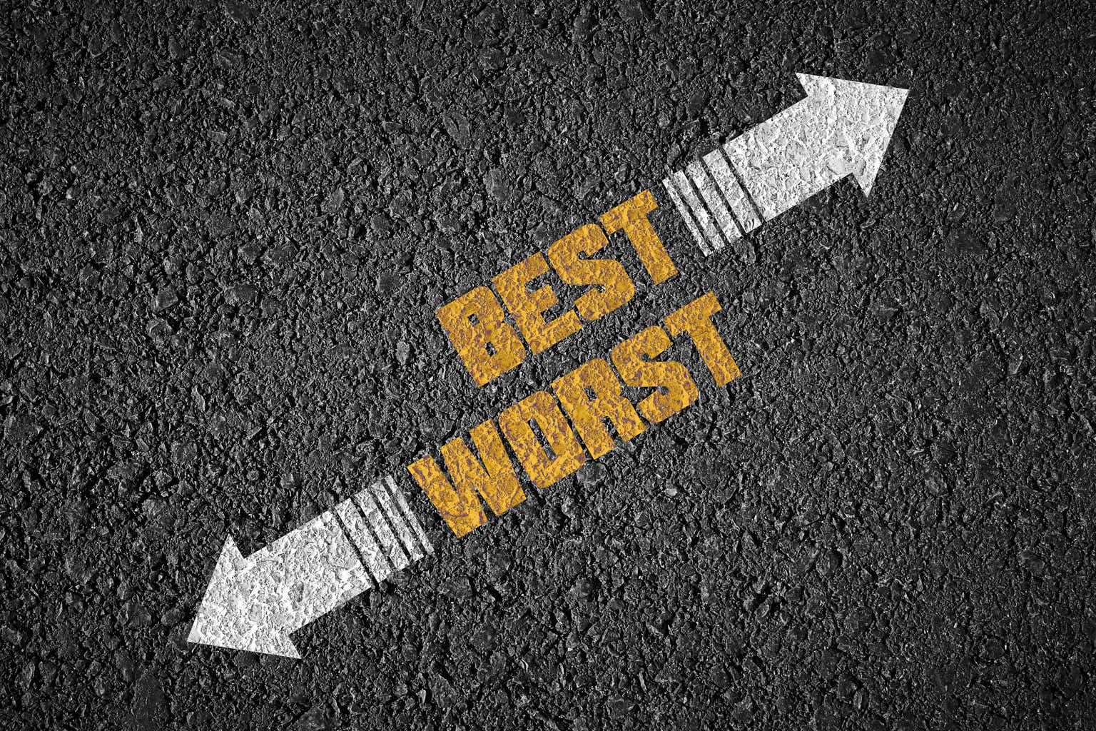 The Best And Worst Performing Stocks Of February 2024
