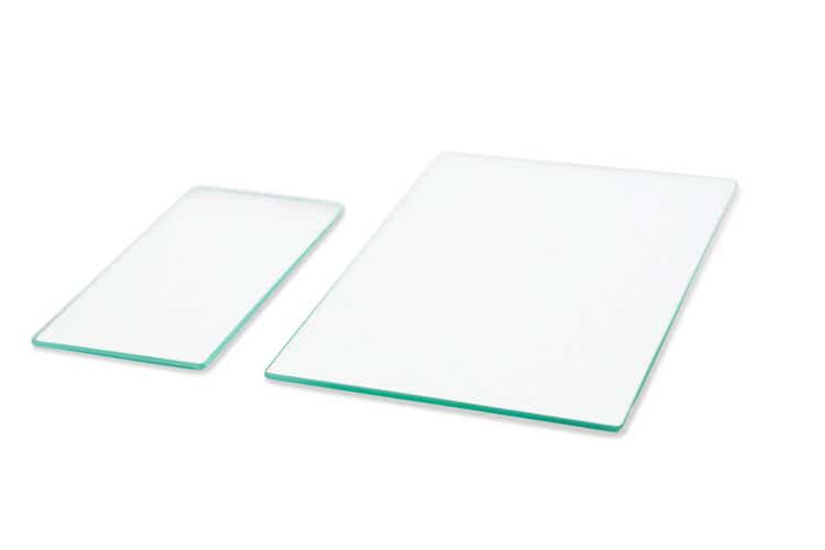 Two rectangular sheet of glass