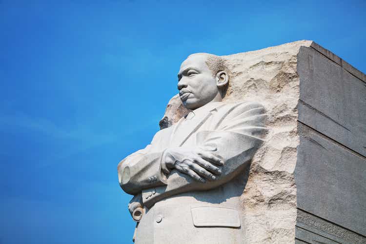 Martin Luther King, Jr memorial monument in Washington, DC