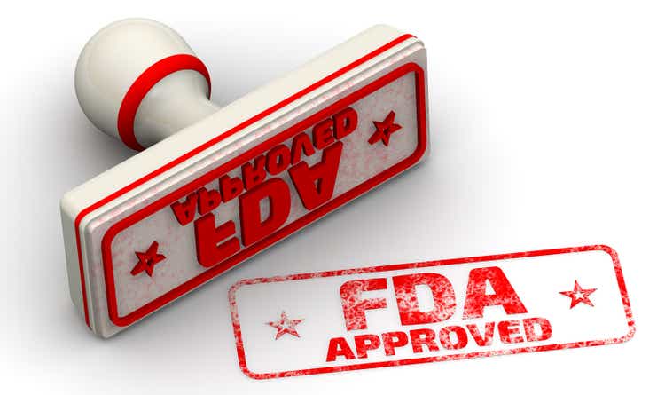 FDA approved. Seal and imprint