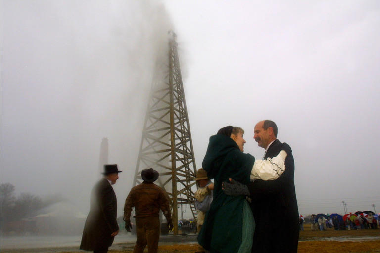 Spindletop Oil Well Centennial