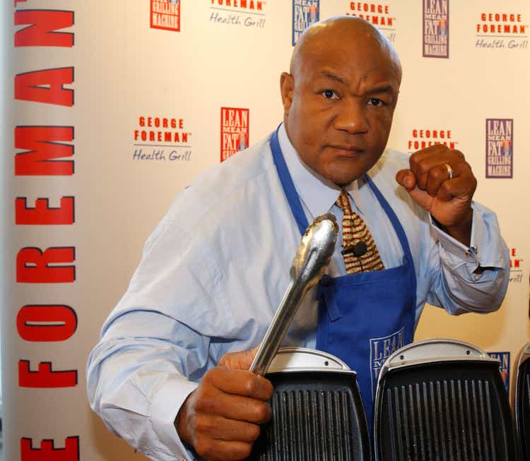 George Foreman put a new grill in London