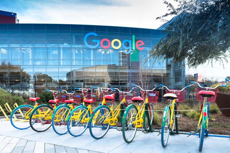 Fahrräder im Googleplex - Google-Zentrale