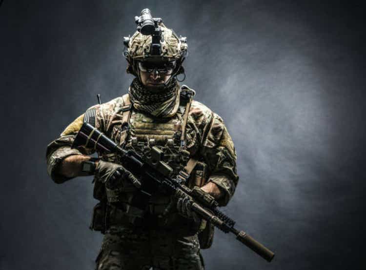 Army Ranger in field Uniforms