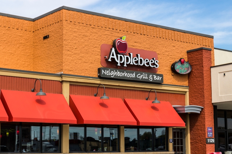  Applebee"s Neighborhood Grill and Bar Casual Restaurant. Applebee"s is a subsidiary of DineEquity, Inc. V
