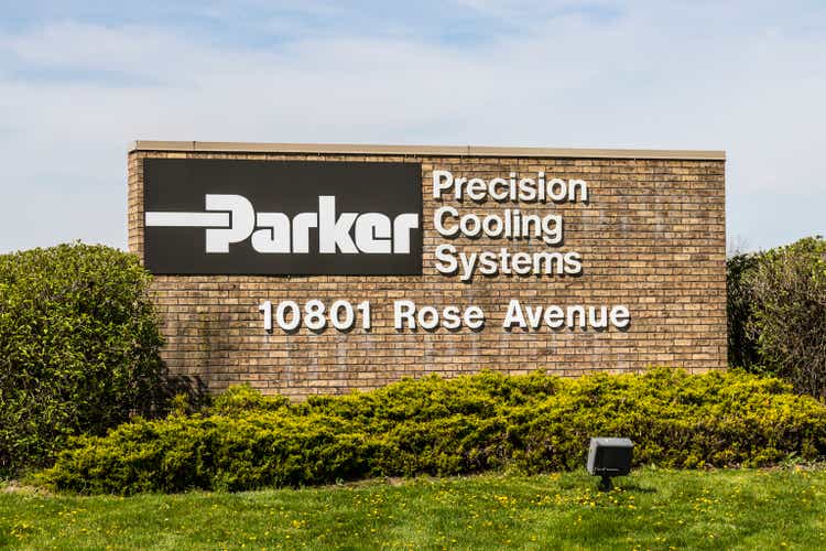 Fort Wayne - Circa April 2017: Parker Hannifin Precision Cooling Systems Factory. Parker is listed on the NYSE as PH I