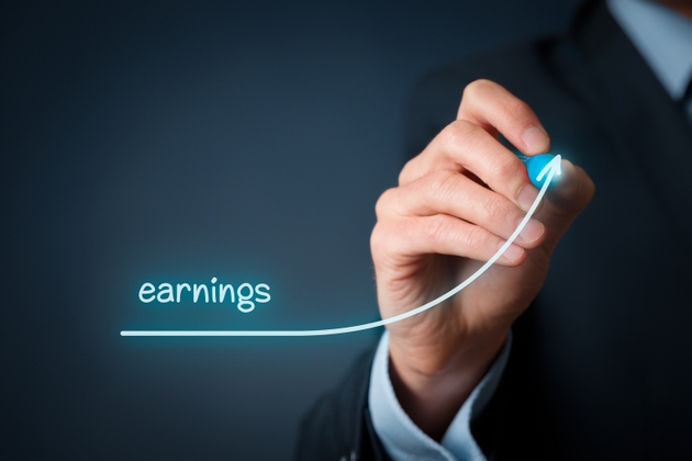 Increase earnings concept