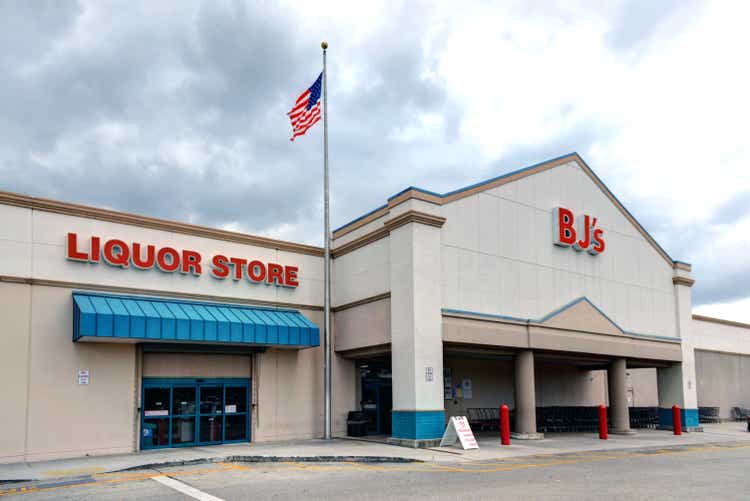 BJs Wholesale Club with liquor store