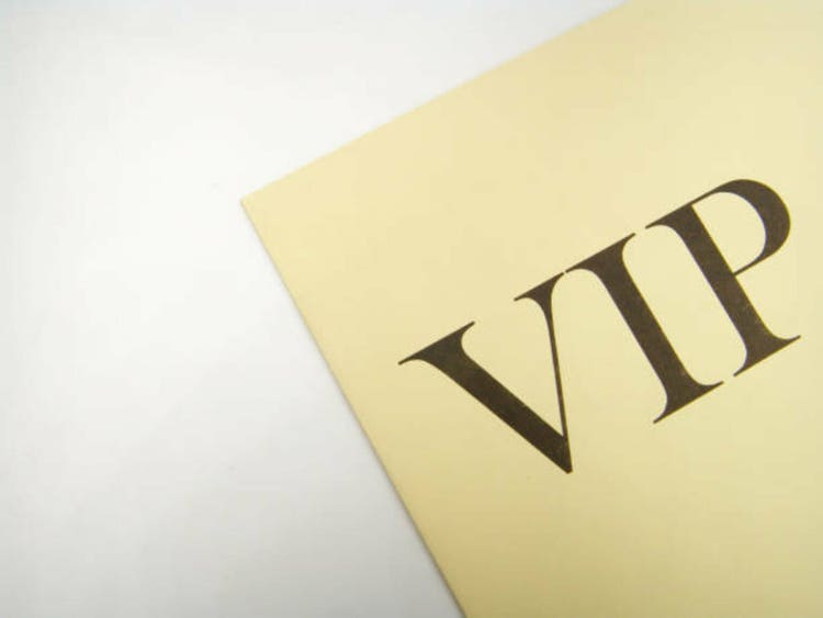 VIP invitation