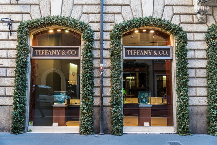 Tiffany shop in Rome, Italy