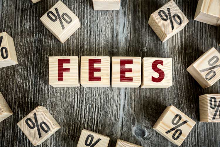 Fees sign