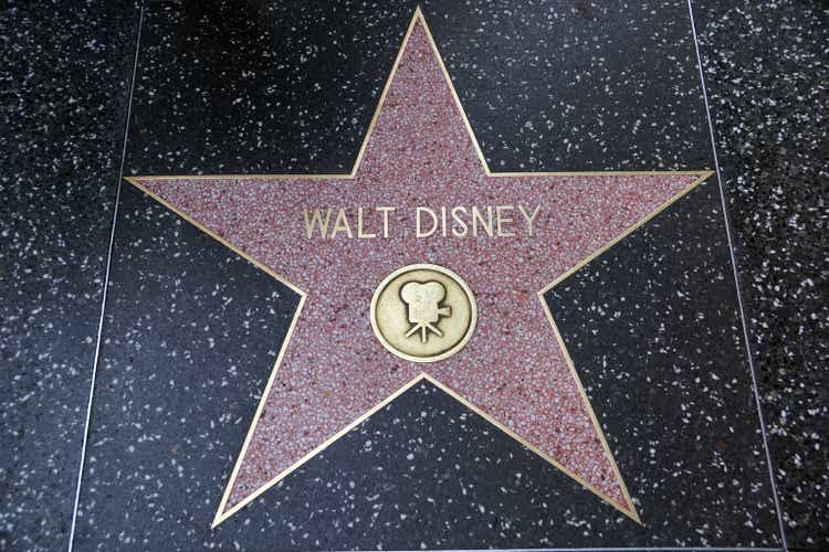 Walt Disney"s star on Hollywood Walk of Fame