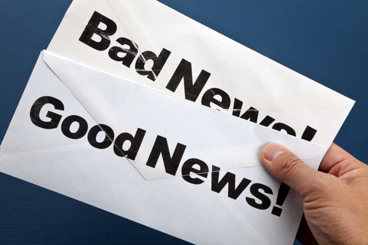 Good News and bad news