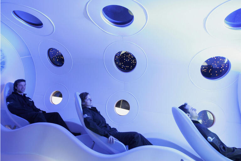 Virgin Galactic SpaceShipTwo Cabin Goes On Show