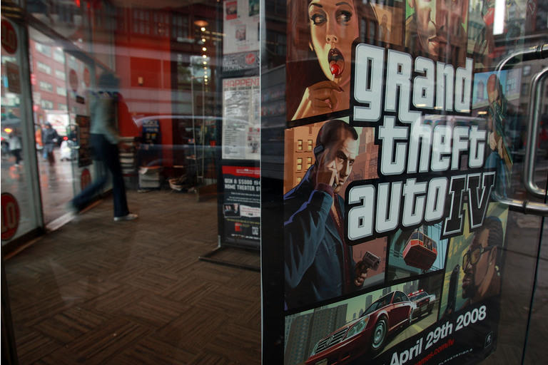 Gaming World Awaits Release Of "Grand Theft Auto IV"