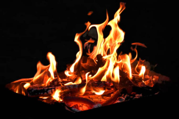 Grill flame