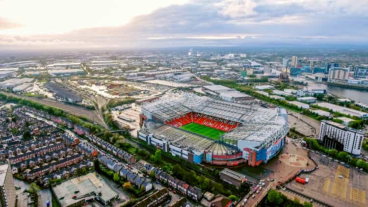 Old Trafford is a football stadium Greater Manchester England and the home of Manchester United