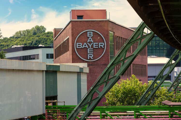 Gli stabilimenti della Bayer AG situati a Wuppertal Elberfeld