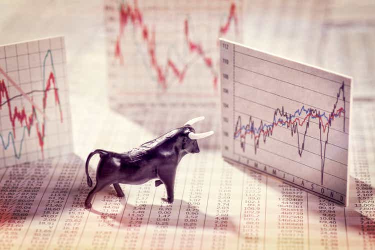 Rising prices on the stock exchange