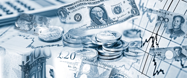 Foreign exchange rates of different currencies