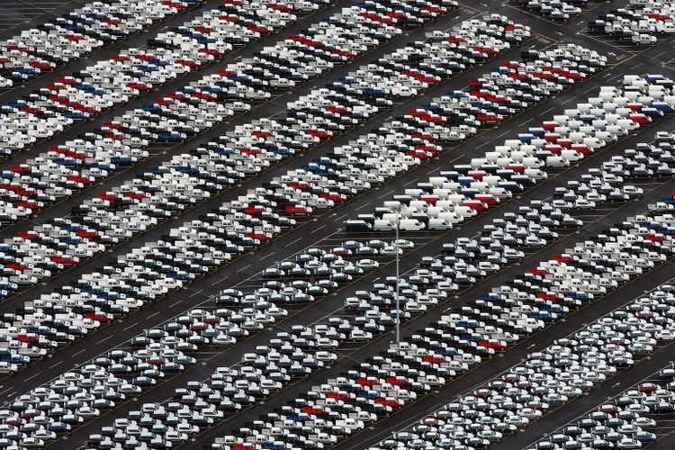 Cars Sit Unsold In Avonmouth Docks As Car Sales Stutter
