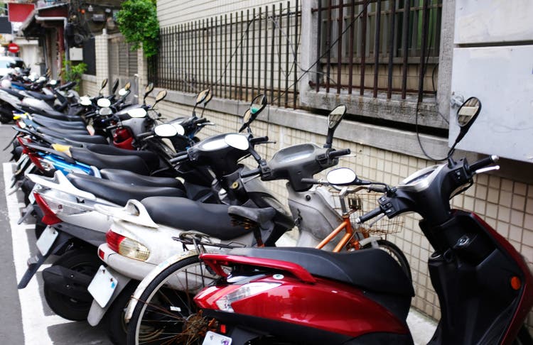 Motorcycle Parking Lot