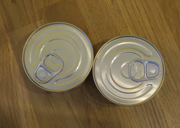 Canned food cans