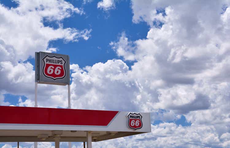 Phillips 66 gas station sign