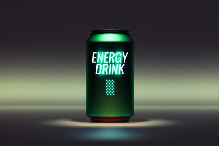Generic energy drink conceptual product image