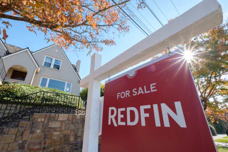 Redfin Real Estate Yard Sign Pictures in Seattle
