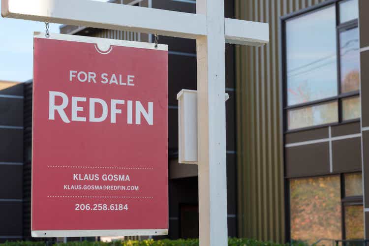 Redfin Real Estate Yard Sign Pictures in Seattle