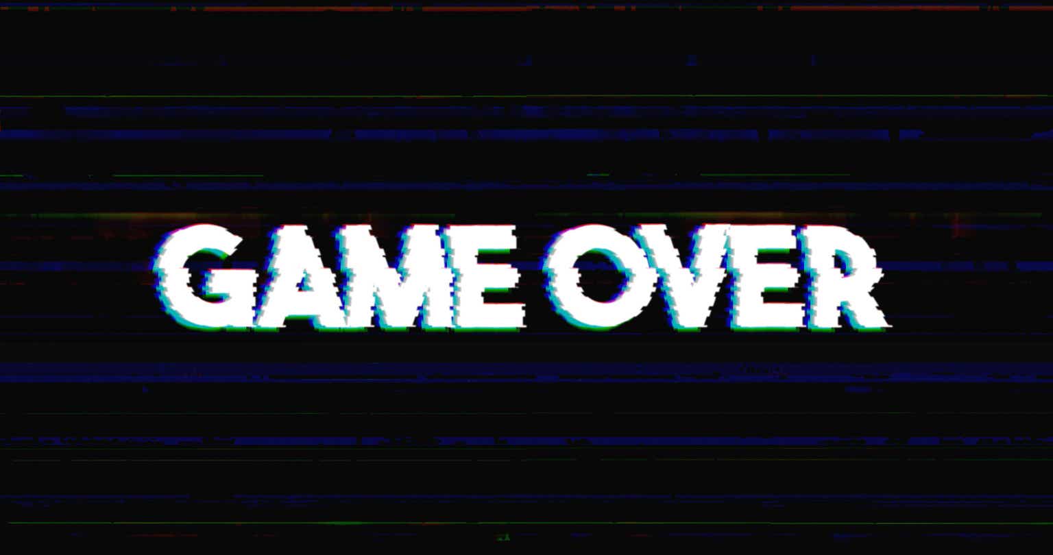 Game over баннер