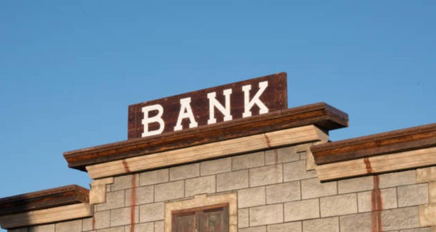 Old Bank Sign