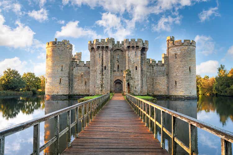 Bodiam kastély Angliában