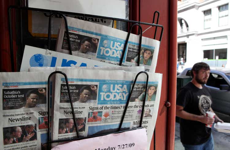 Newspaper Company Stock Prices Show Signs They May Have Bottomed Out