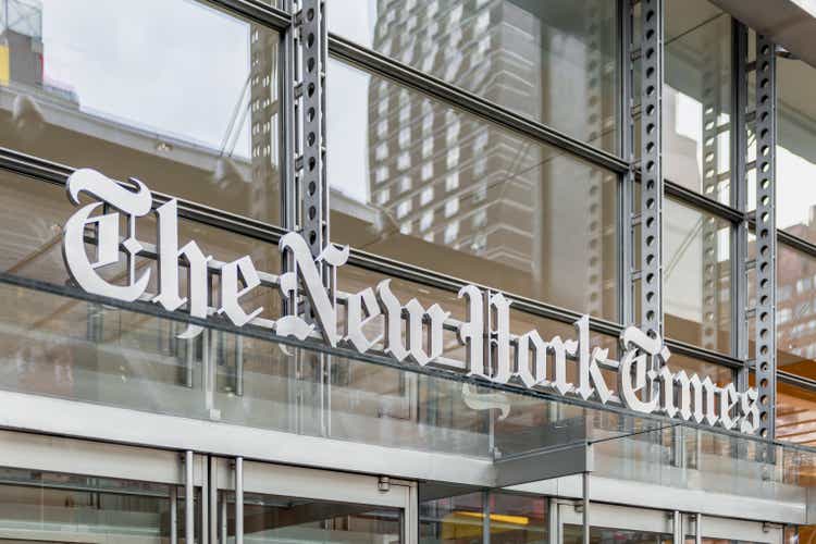 New York Times Headquarters in Manhattan New York City
