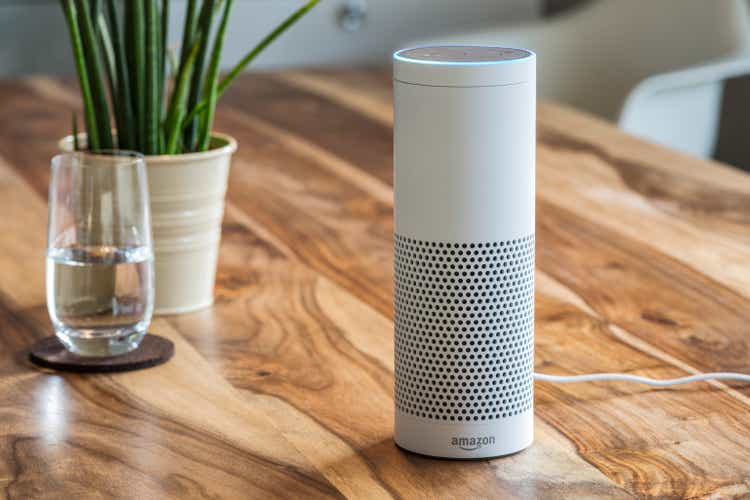 Amazon Echo, the voice recognition streaming device from Amazon