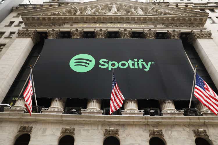 Music Streaming Service Spotify Goes Public On The New York Stock Exchange
