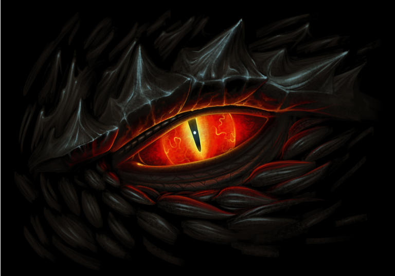 Black dragon fire eye. 