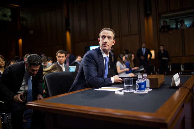 Facebook CEO Mark Zuckerberg Testifies At Joint Senate Commerce/Judiciary Hearing