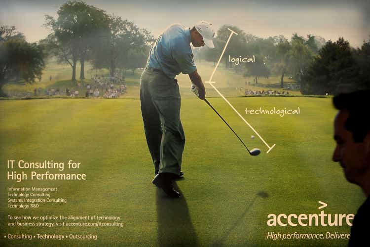 Accenture Drops Tiger Woods From Advertising Campaigns, Signs Still Remain