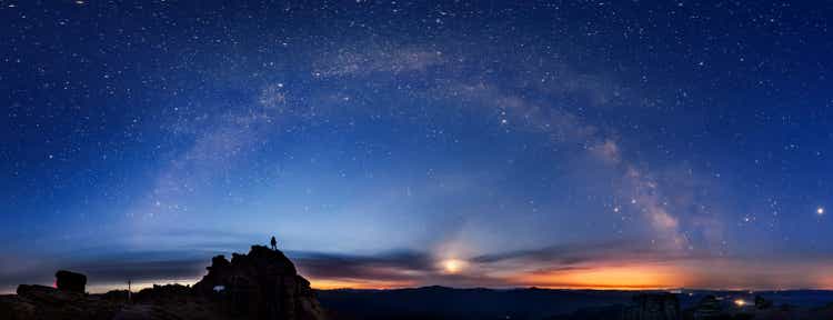 The eye of the Milky way