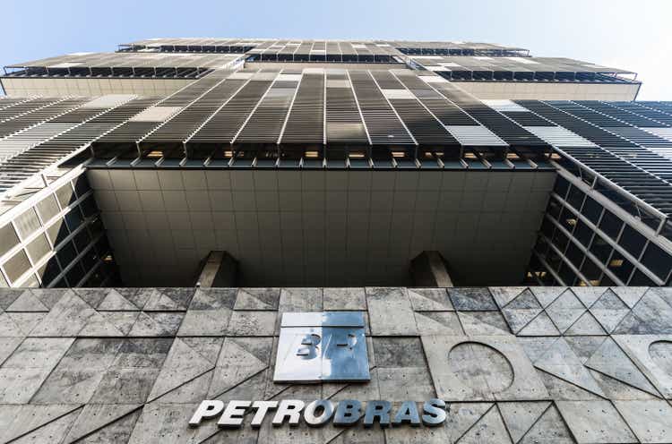 Building of Petrobras HQ, the biggest oil company of Brazil